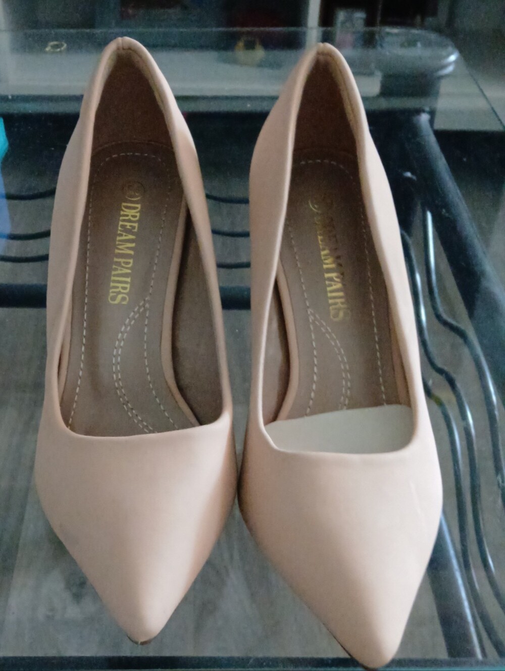 Dream Pairs Women's Blush Pointed-Toe Pumps